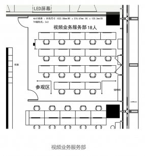 辦公室開放區(qū)域裝修設計平面圖,辦公室裝修案例平面圖