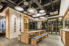 飯店裝修設(shè)計案例圖,飯店裝修設(shè)計實景圖