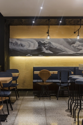 快餐店空間設計效果圖,快餐店空間設計圖片