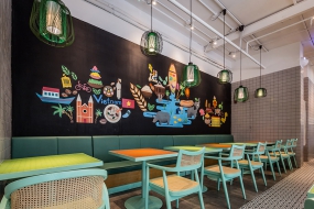 越南粉飯店設(shè)計案例圖