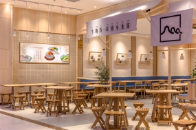  快餐店空間設計實景圖,快餐店空間設計案例圖
