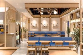  快餐店空間設計效果圖,快餐店空間設計圖片