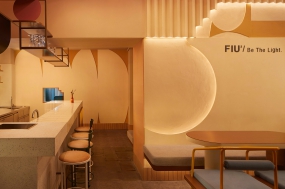 奶茶店裝修設(shè)計(jì)案例圖