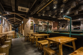 燒烤店設(shè)計(jì)效果圖