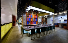 鐵板燒店裝修設(shè)計(jì)實(shí)景圖