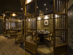 火鍋店裝修設(shè)計布局圖