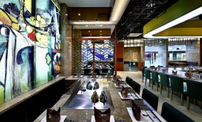 鐵板燒店裝飾布局圖, 鐵板燒店裝飾實(shí)景圖