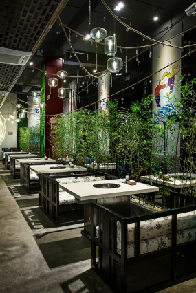 火鍋店裝飾實景圖