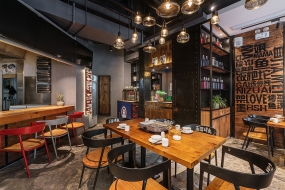 燒烤店裝修設計布局圖