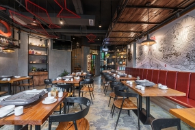  燒烤店裝飾設(shè)計(jì)圖片,烤肉店設(shè)計(jì)效果圖