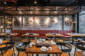 烤肉店設(shè)計(jì)效果圖,烤肉店設(shè)計(jì)布局圖