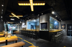 快餐店空間設(shè)計案例,快餐店裝修設(shè)計圖
