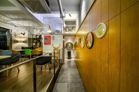 快餐店裝修設(shè)計實景圖,快餐店裝修設(shè)計圖片