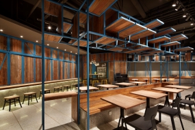 簡約快餐店空間設(shè)計案例,簡約快餐店空間設(shè)計圖片