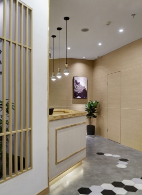 日式快餐店空間設(shè)計效果圖