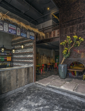快餐店空間設(shè)計(jì)效果圖