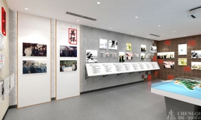 展廳設計效果圖,簡約風展廳設計效果圖