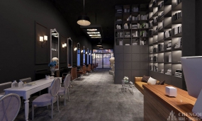 美發(fā)店裝飾設計圖片,美發(fā)店裝飾設計效果圖