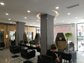 美發(fā)店空間設計布局圖,美發(fā)店空間設計實景圖