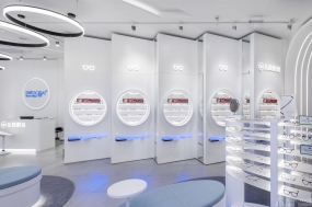 眼鏡店裝修設(shè)計實景圖,眼鏡店裝修設(shè)計效果圖