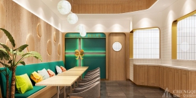 蛋糕店空間設(shè)計效果圖,蛋糕店裝飾設(shè)計實(shí)景圖