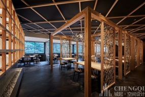 自助餐廳設計實景圖,自助餐廳設計布局圖