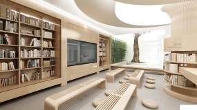 圖書館空間設(shè)計(jì)圖片,圖書館空間設(shè)計(jì)實(shí)景圖