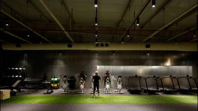 健身房室內玻璃門裝修效果圖片