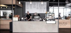 奶茶店收銀臺設(shè)計(jì)裝修效果圖片