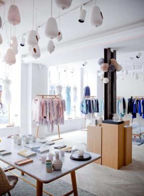 女服裝店室內水泥地面裝修效果圖片