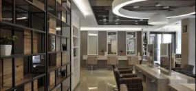 美發(fā)店室內(nèi)簡單裝修設計效果圖圖片