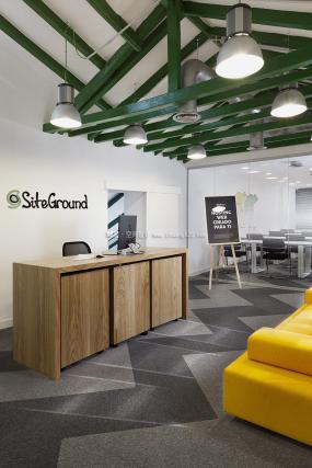 化工企業(yè)公司前臺設(shè)計裝飾效果圖片