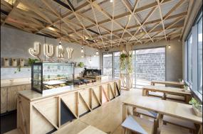 外國(guó)奶茶店裝修高清圖片