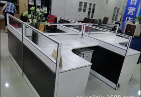 屏風(fēng)辦公桌裝修實景圖圖片