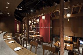 最新復古風格餐廳設計裝修圖片