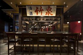 復(fù)古風格餐廳裝修實景圖片