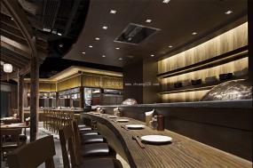 復(fù)古風格餐廳裝修設(shè)計效果圖