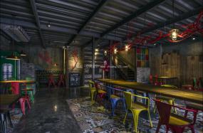 高檔復古風格餐廳裝修圖片