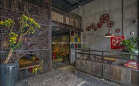 高檔復古風格餐廳裝修效果圖