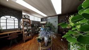 鮮花店裝飾設(shè)計效果圖