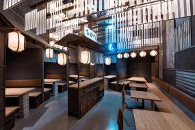 日本壽司料理店裝修設(shè)計效果圖片