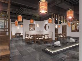 最新自助火鍋店裝修設(shè)計效果圖