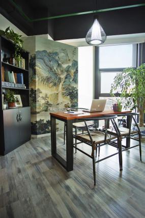 高檔網(wǎng)絡工作室裝修效果圖