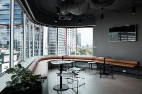 上海現(xiàn)代簡約辦公室設(shè)計裝修實景圖