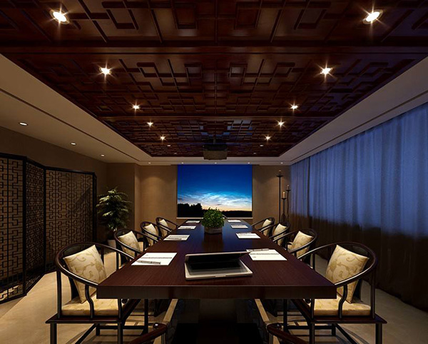 中式<a href=http://m.ashaandryan.com/pictrue/bgs target=_blank class=infotextkey>辦公室裝修效果圖</a>片