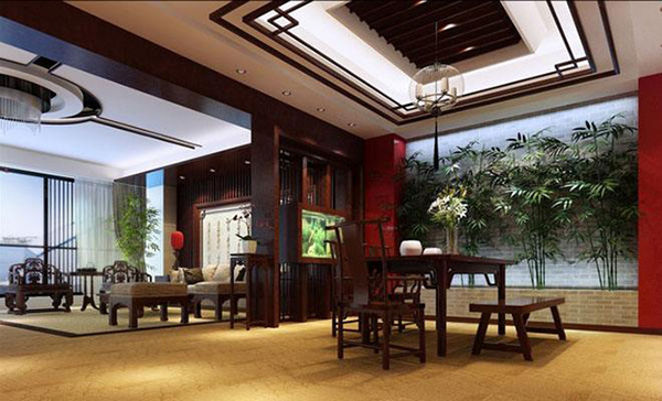 中式<a href=http://m.ashaandryan.com target=_blank class=infotextkey>辦公室裝修</a>效果圖片